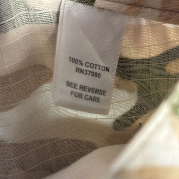 Camo Print Womens Cropped Pants Size 12 By Cato With Drawstring Waist & Pockets - Picture 10 of 10